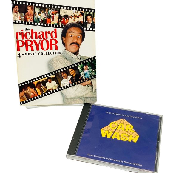 The Richard Pryor 4 Movie Collection (2006, DVD) Car Wash (1996, CD) - Picture 1 of 9